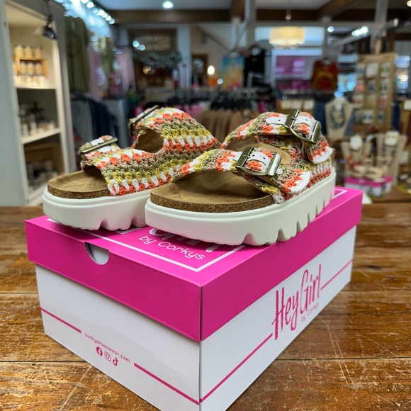 NWT Rumor Has it Double Strap Slide in Sandals - Picture 2 of 4